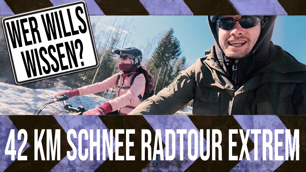 42 Kilometer durch Schnee und Eis – unsere Grundig Fahrradmission in Schweden - wir holen ein Paket!