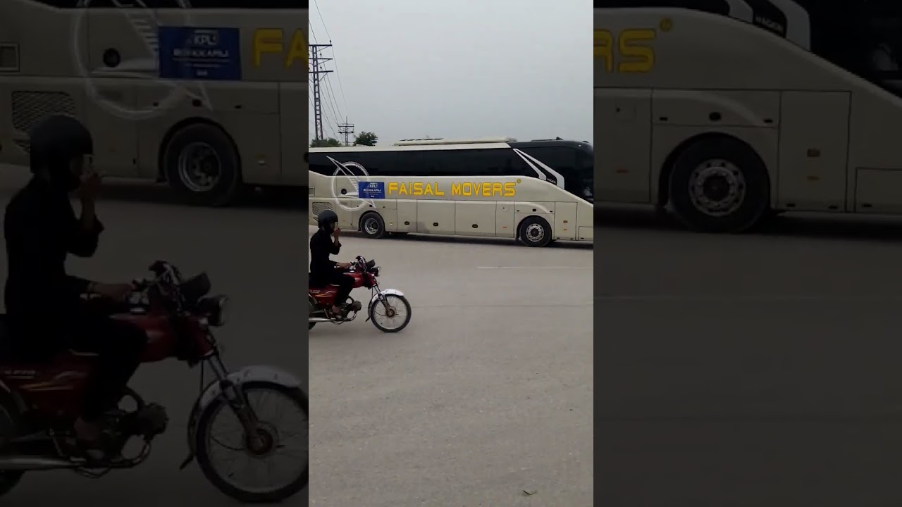 Faisal Movers Higer bus .