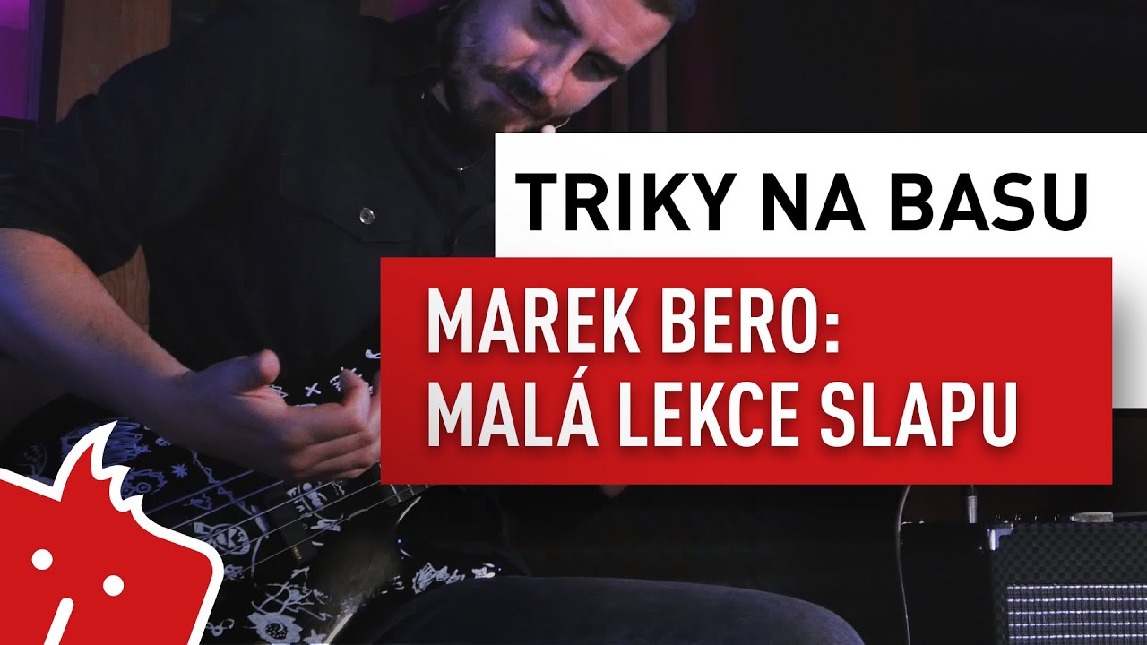 TRIKY NA BASU - Marek Bero - Funky slap - lekce baskytary (noty + taby)
