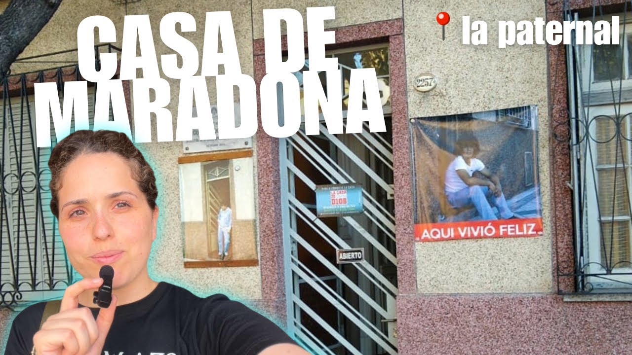 LA CASA DE D10S EN LA PATERNAL - Visitamos la casa de #Maradona