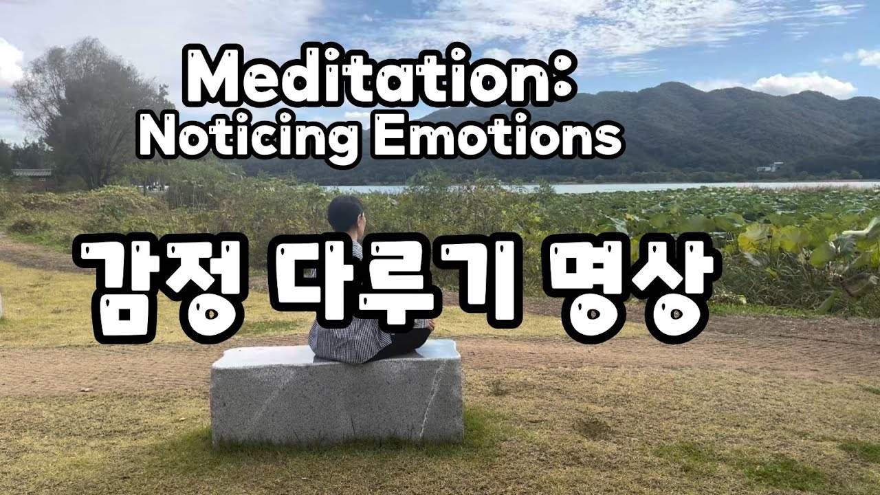 내 감정을 다루는 명상 🌿 감정 알아차림 명상하는 법ㅣ 안내 명상 15분 +