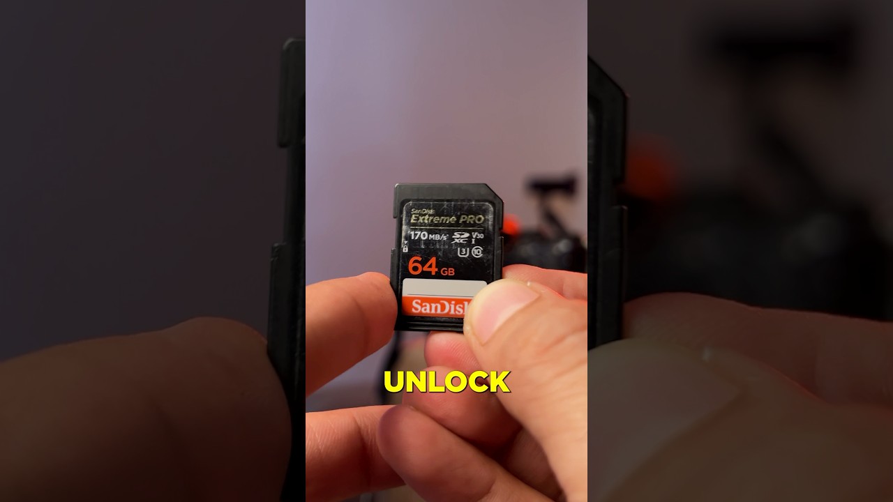 How to unlock your memory card? Fix!! #tutorial #lifehack #ssd #tipsandtrick #solution #cardreader