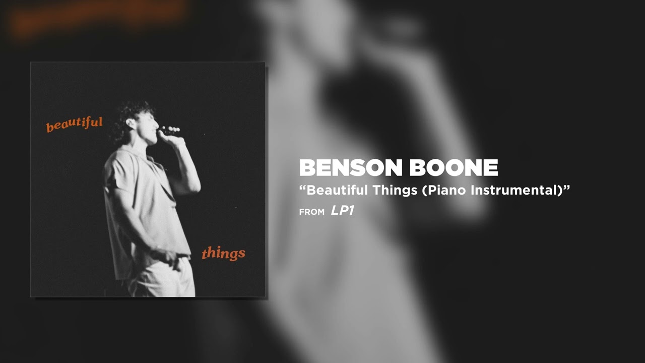 Benson Boone - Beautiful Things (Piano Instrumental) [Official Audio]