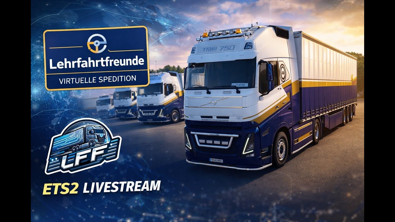 ETS2 Livestream-Einheitliches Speditions-Profil für Lehrfahrtfreunde #scssoftware #ets2 #trucksbook