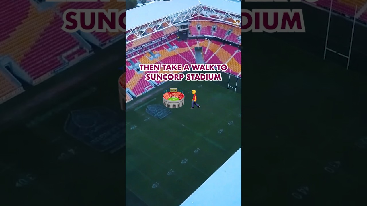 Take a walk to Suncorp Stadium 🏟🏉 #rap #rapper #stateoforigin #queenslandmaroons #queensland