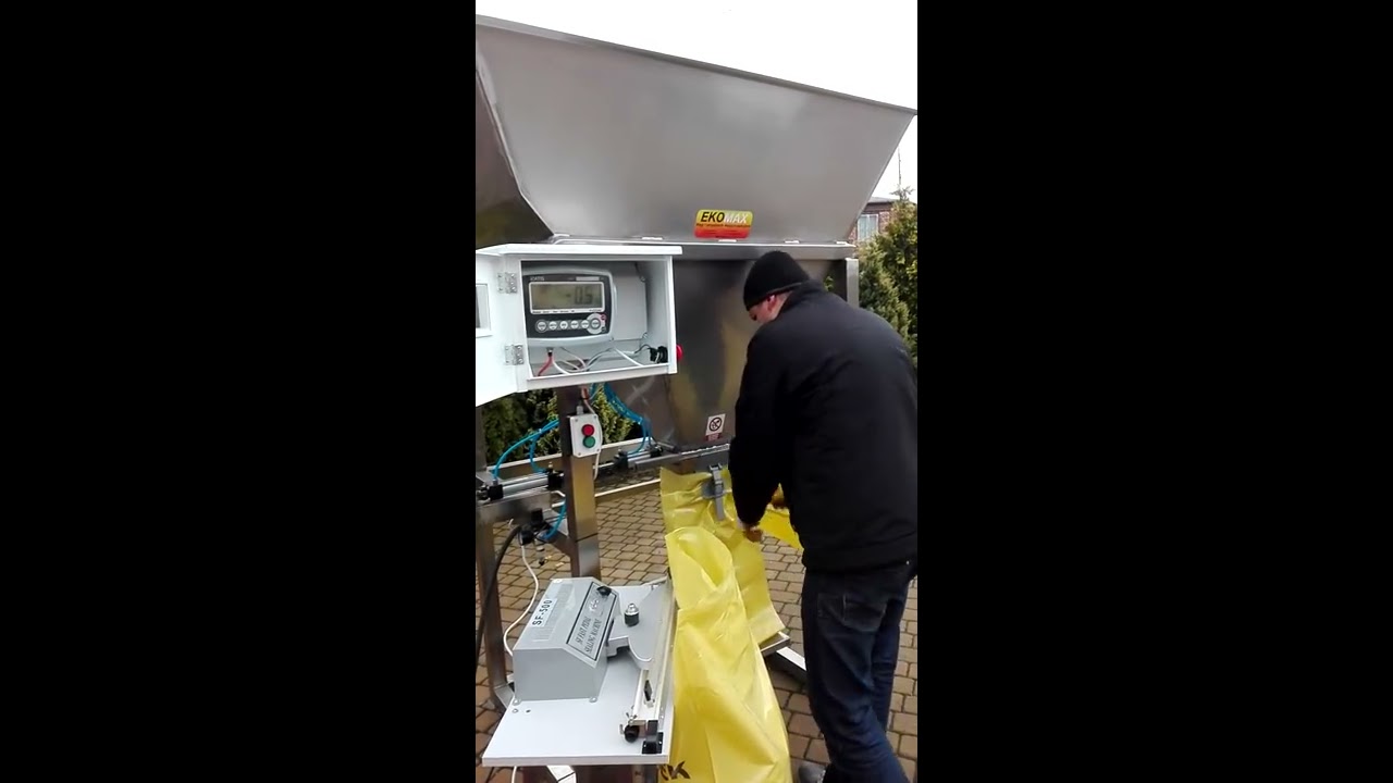 Pakowaczka wagoworkownica workownica pneumatyczna EKOMAX