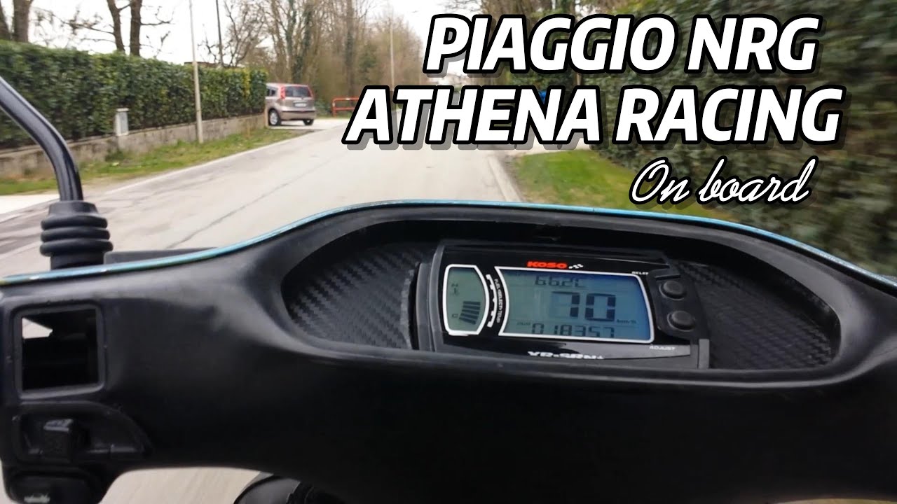 On board Piaggio NRG Athena racing (febbraio 2016)