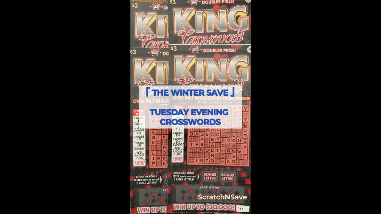 Crosswords Came Through 🧩 | King Crossword Scratch | WA Lottery