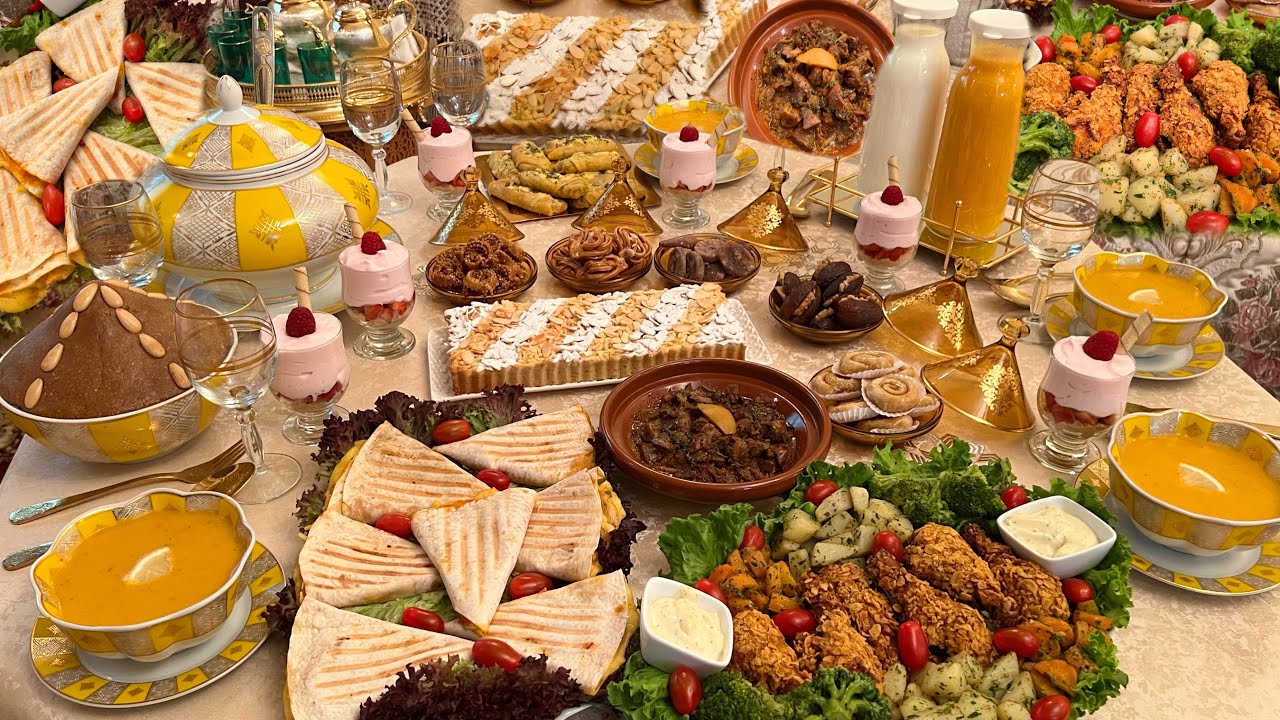 اوا غيرلا مابغيتيش تهلاي فعائلتك😜جبتلك فطور كامل مكمول من التحلية حتى السحور💪بشهيوات مالحة وحلوة