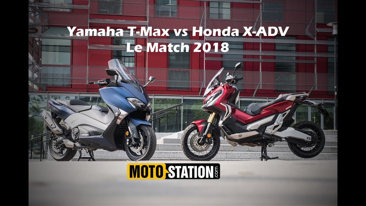 Honda X-ADV vs Yamaha TMAX DX : Le match choc scooter 2018  !