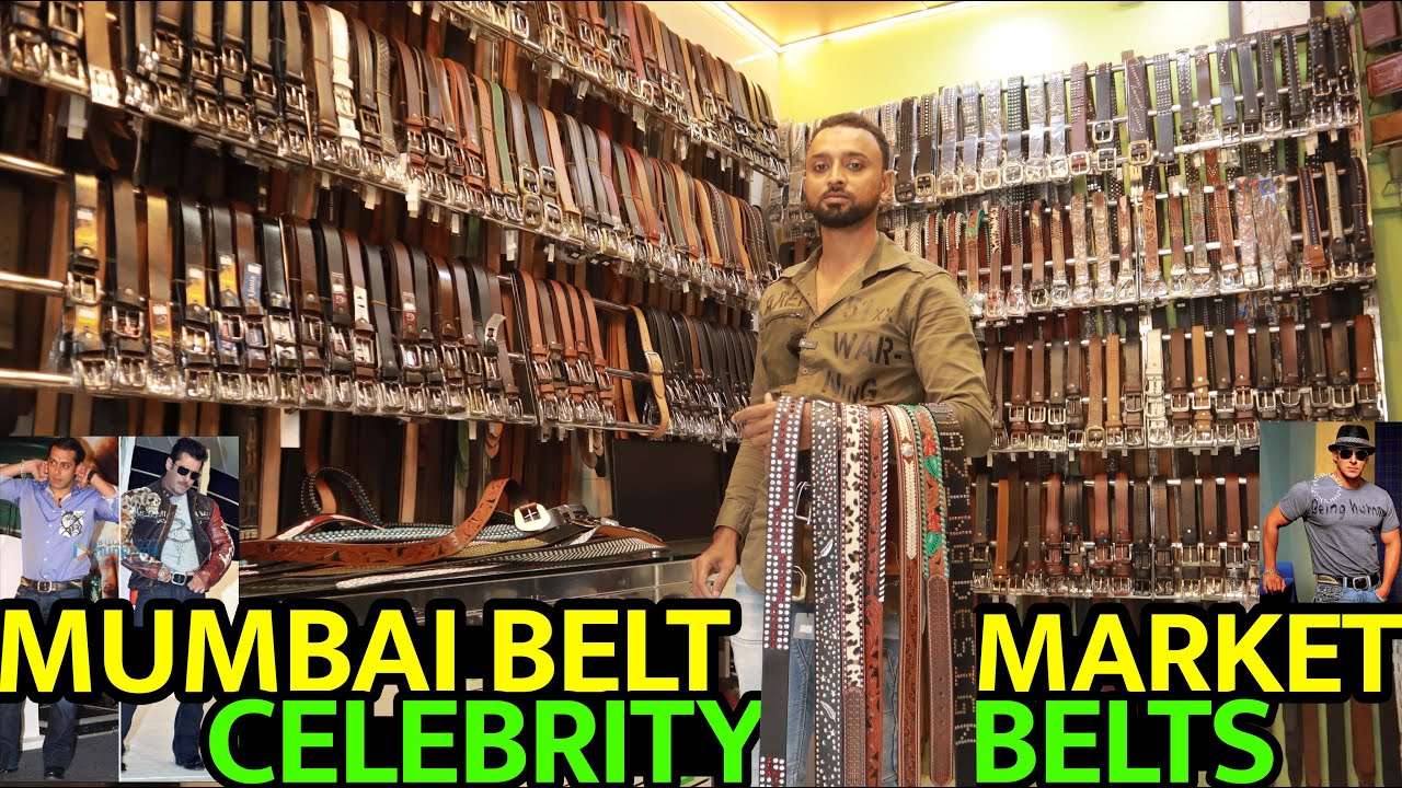 Leather Belts Market In Mumbai | Celebrity Style Belts,Leather Wallets,Studed Belts Market Mumbai