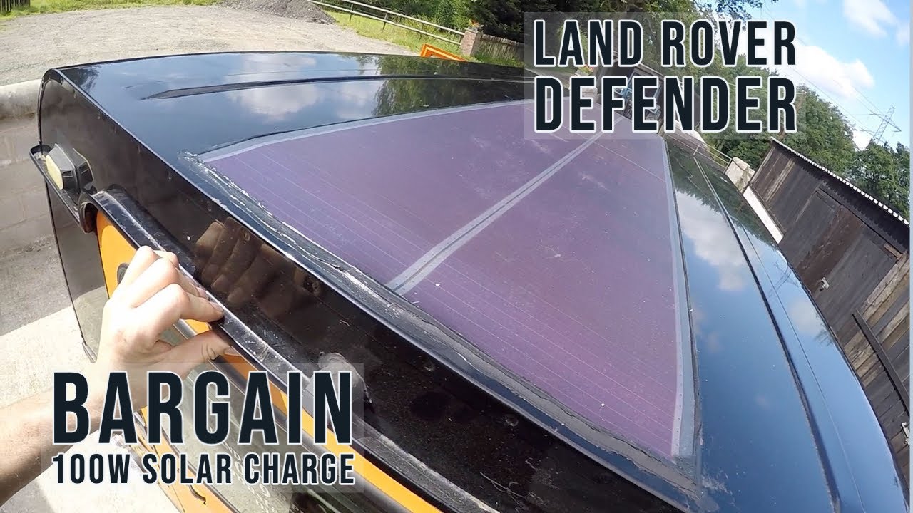 Land Rover Defender - &pound;50 100W Solar Charge install
