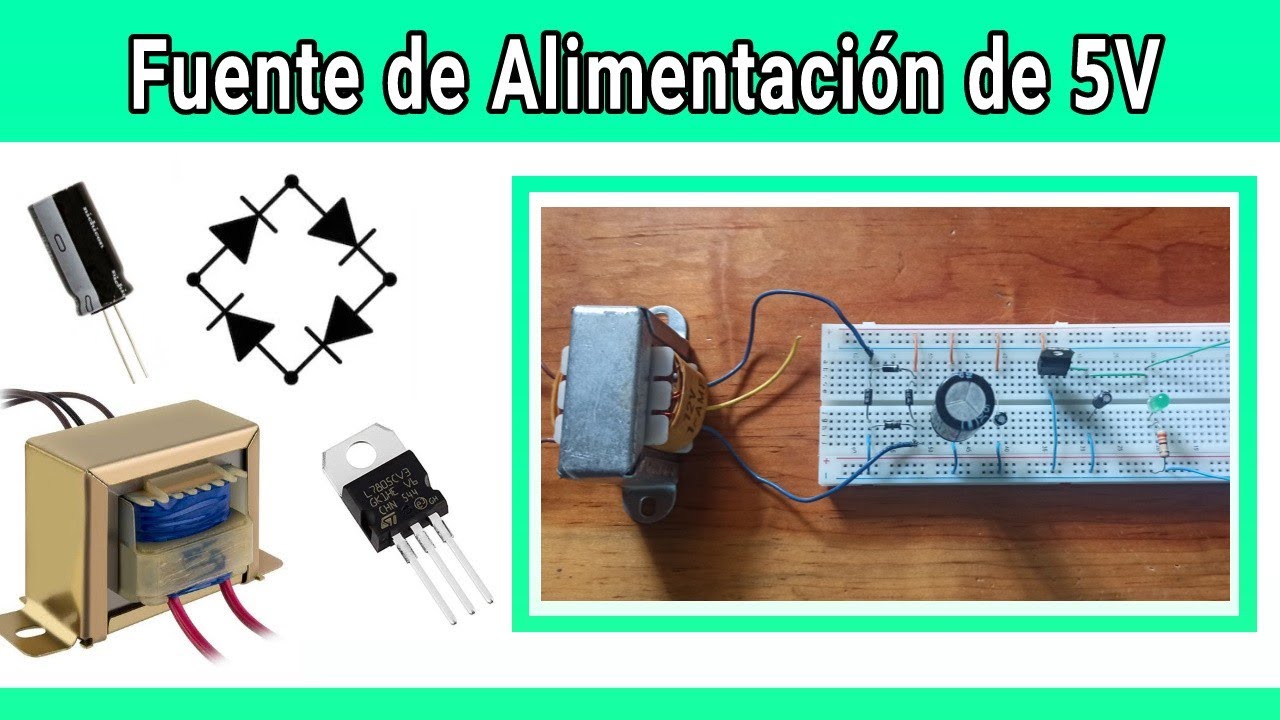 Como Hacer una Fuente de Voltaje de 5V / Paso a paso desde Cero
