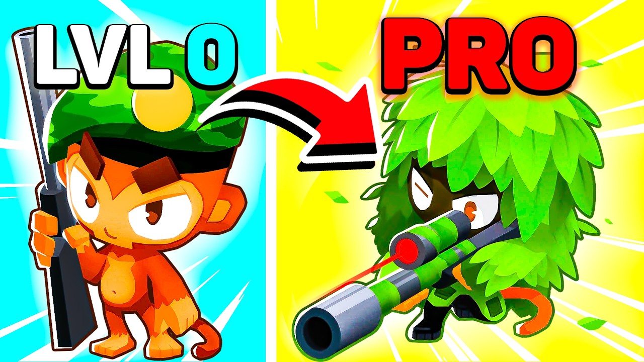 Tentei Vencer Bloons TD6 Usando APENAS O MACACO ATIRADOR!