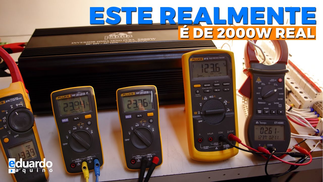 Um dos MELHORES INVERSORES 2000W que JÁ TESTEI