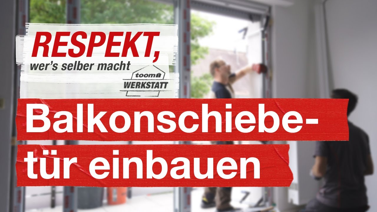 Terrassentüren & Schiebetüren richtig einbauen | toom Werkstatt
