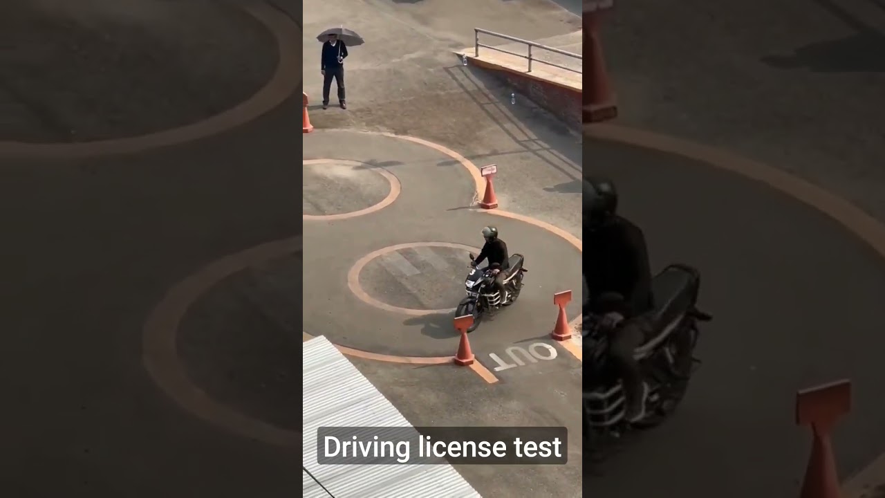 Driving licence test two wheeler #drivinglicence #india #test
