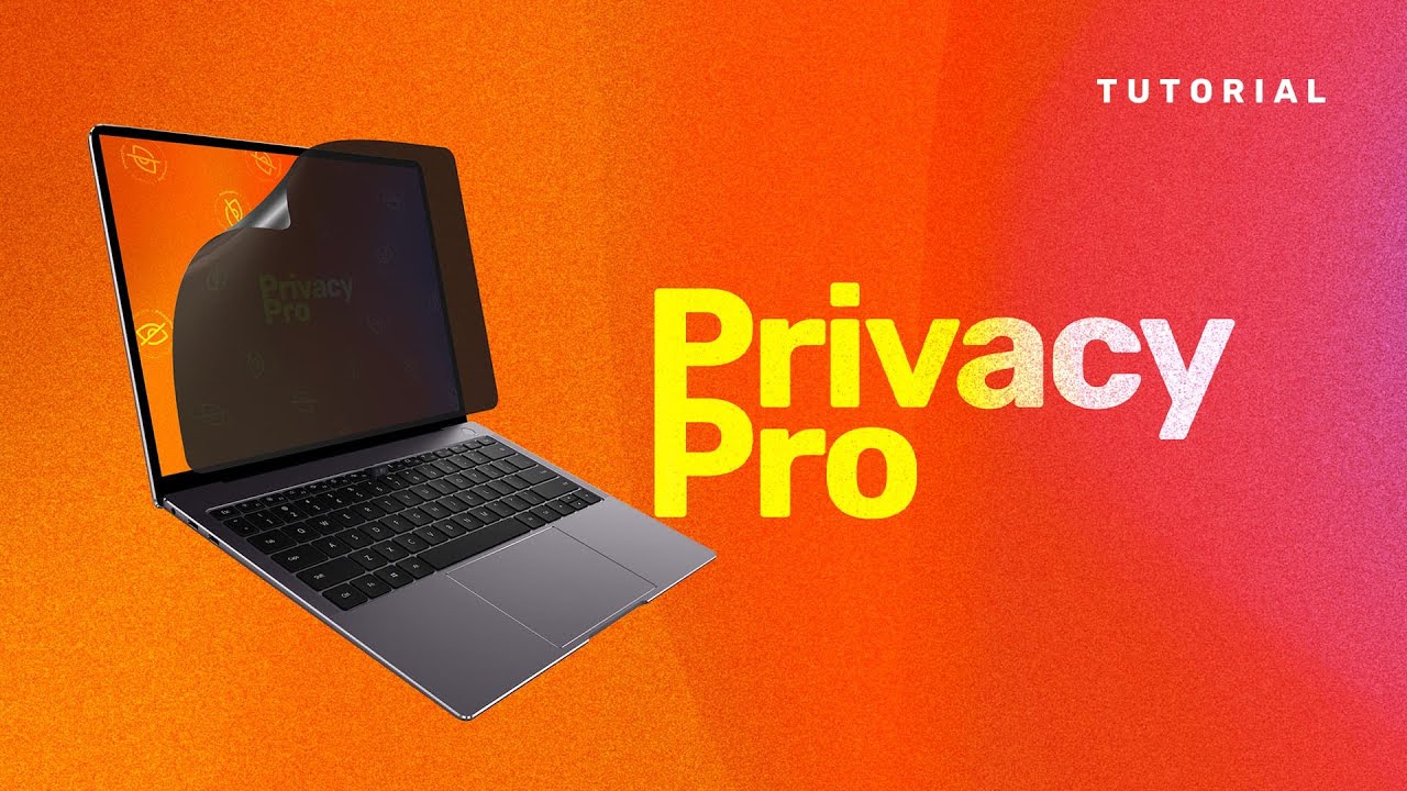 Tutorial - PrivacyPro Panzerfolie für den Laptop | GREENMNKY®