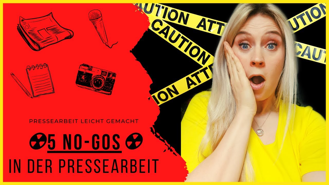 5  No-Gos in der Pressearbeit
