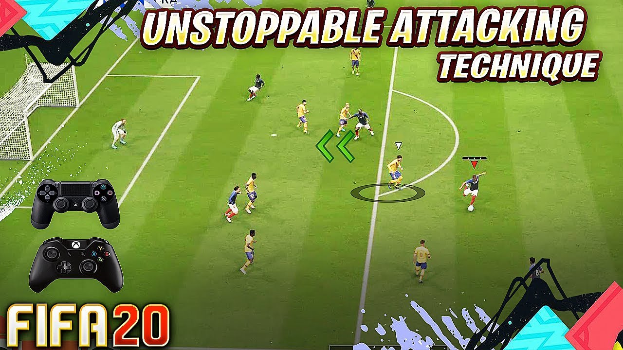 FIFA 20 UNSTOPPABLE ATTACKING TRICK TO SCORE EASY GOALS - FIFA 20 TUTORIAL