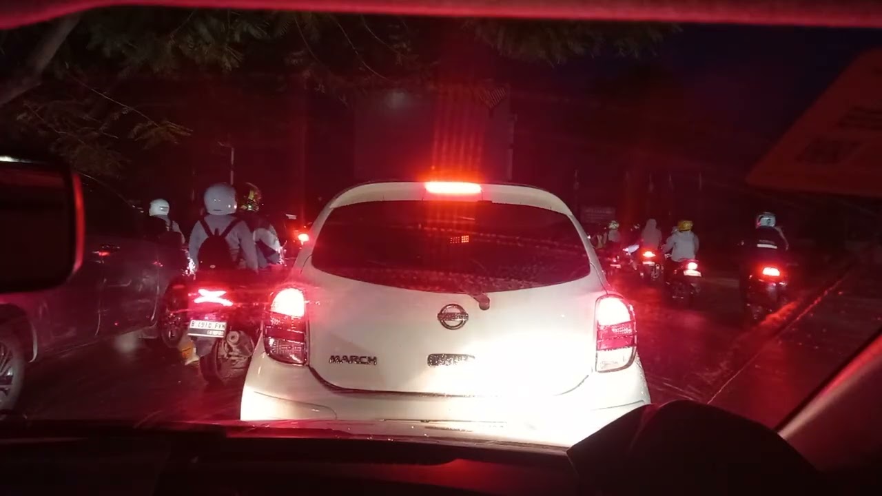 Dashcam berangkat lebih pagi pun so padat merayap