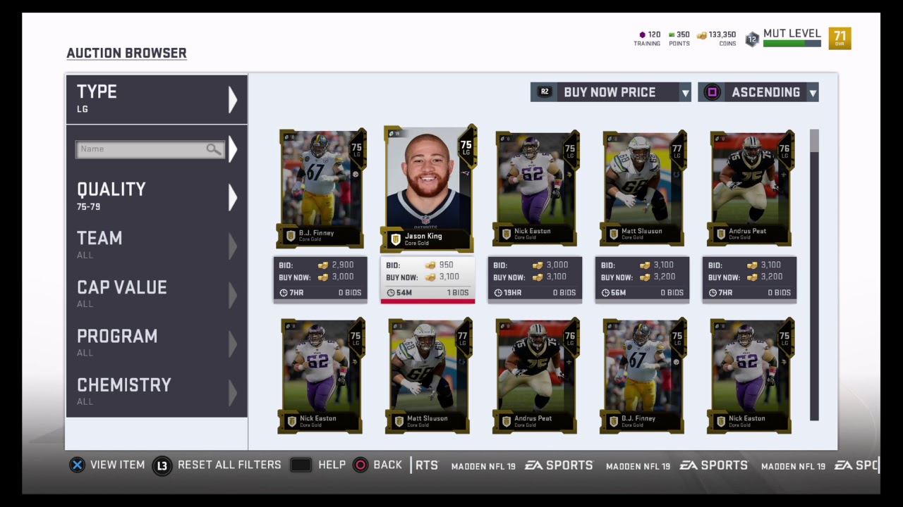 Madden 19 MUT Ultimate Team RAW Sniping Filters BECOME A MUT Millionare pt1
