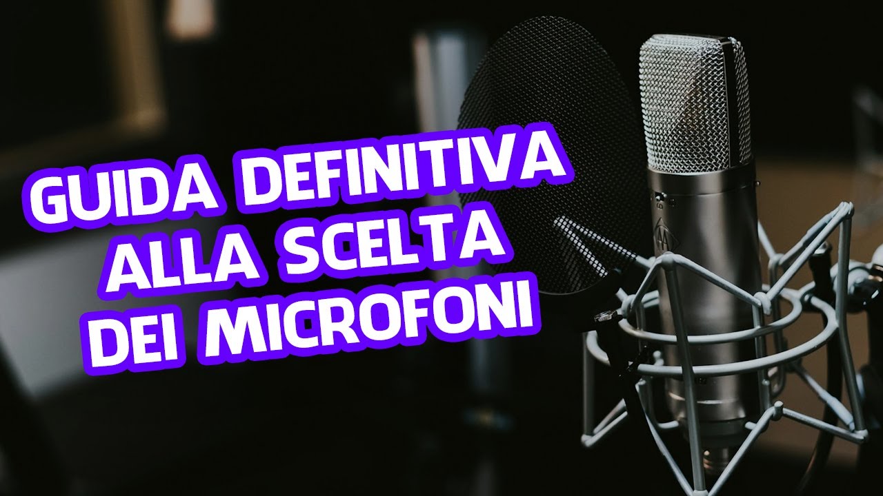 MICROFONI che un PRO Deve Avere ASSOLUTAMENTE!