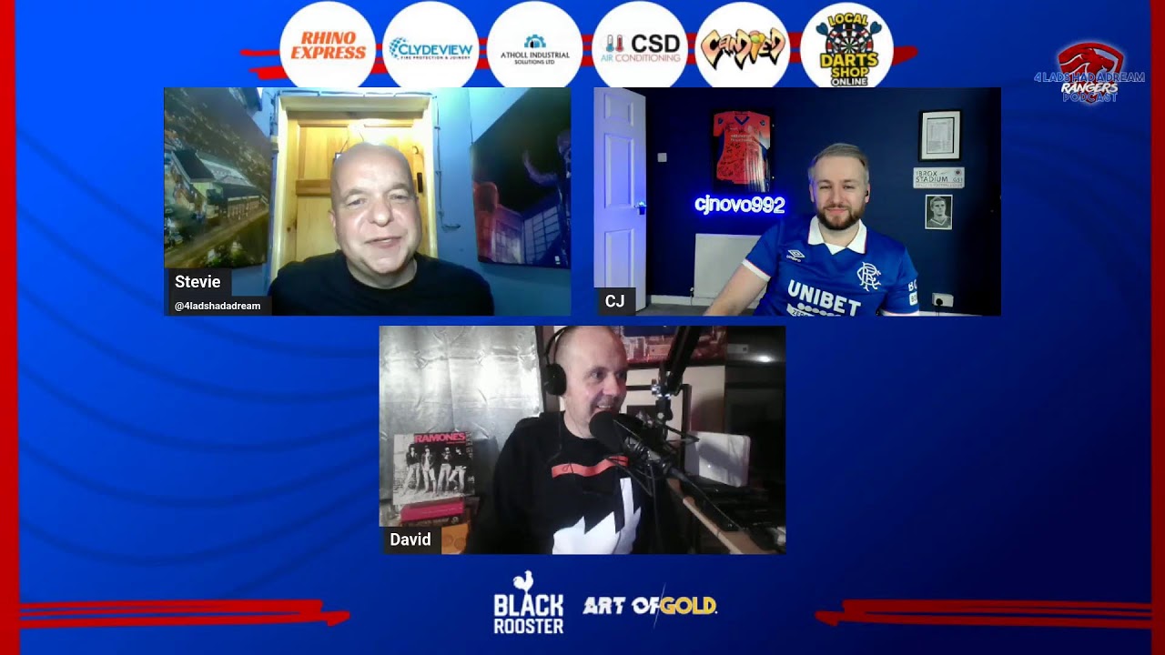 4Lads, H&H, CJNovo - Rangers Fan Media Special - New horizons again, Thelwell and Stewart sacked!