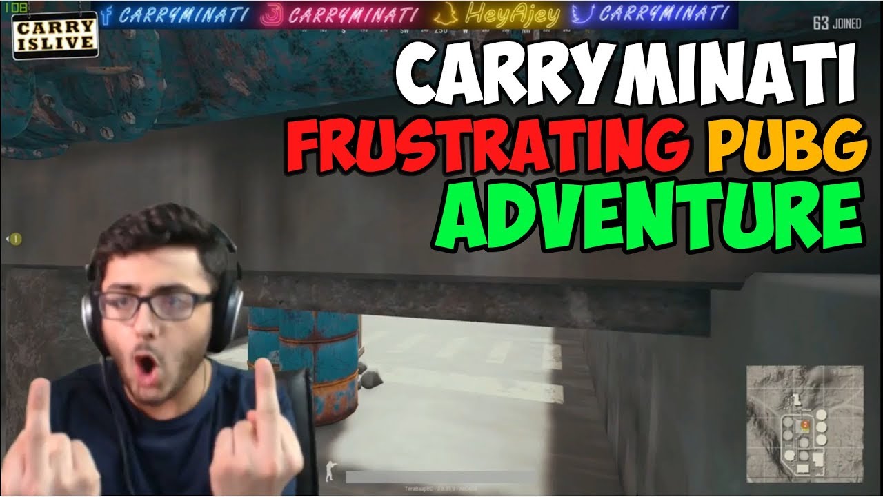 Carryminati's  PUBG Adventure ( New Event, Frustrating Games)