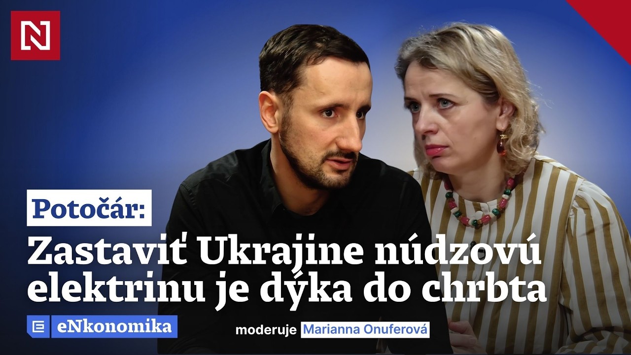 Analytik Potočár: Zastaviť Ukrajine núdzovú elektrinu je dýka do chrbta