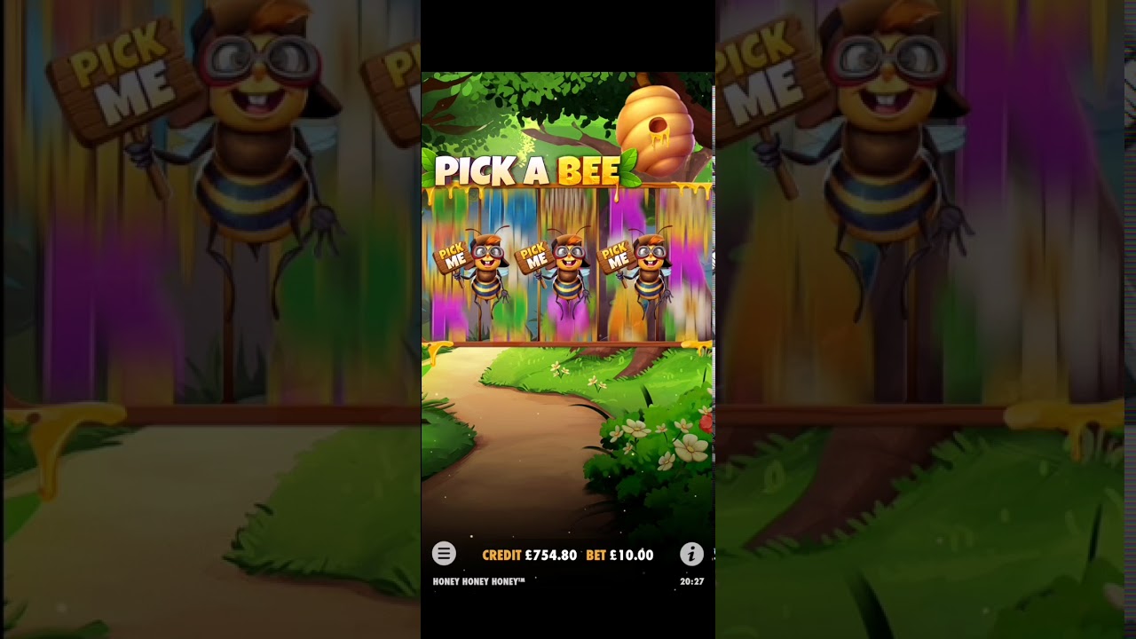 HONEY HONEY HONEY SLOT &pound;10 BONUS!