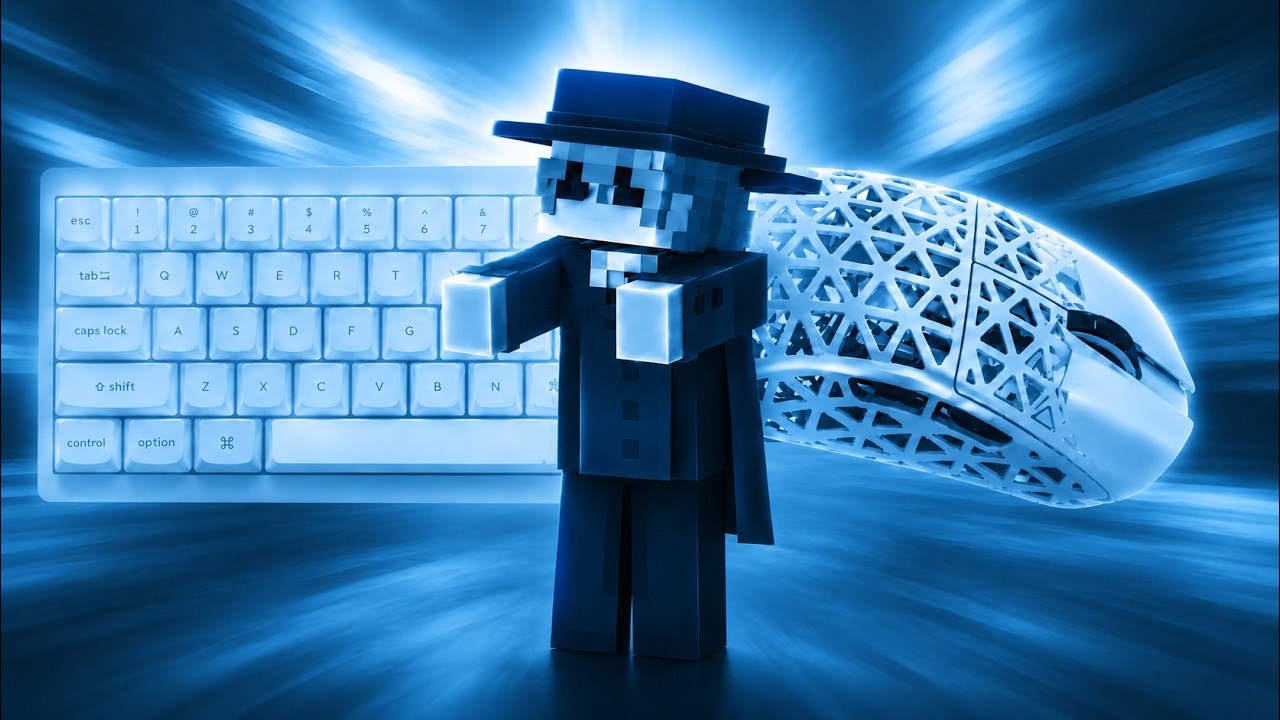 Hive Bedwars Keyboard & Mouse ASMR [4k 1014FPS] [Thocky Keyboard]