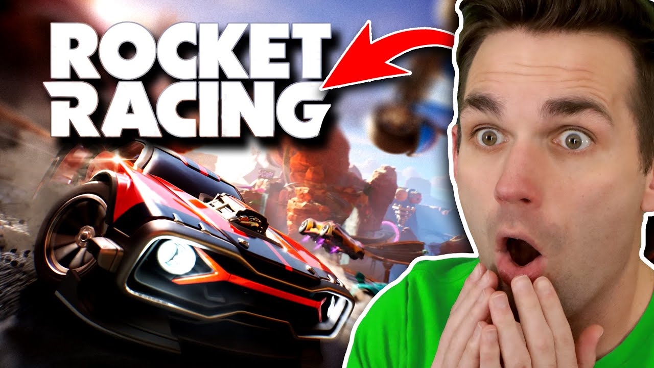 The *NEW* Rocket Racing Mode in Fortnite is INSANE!