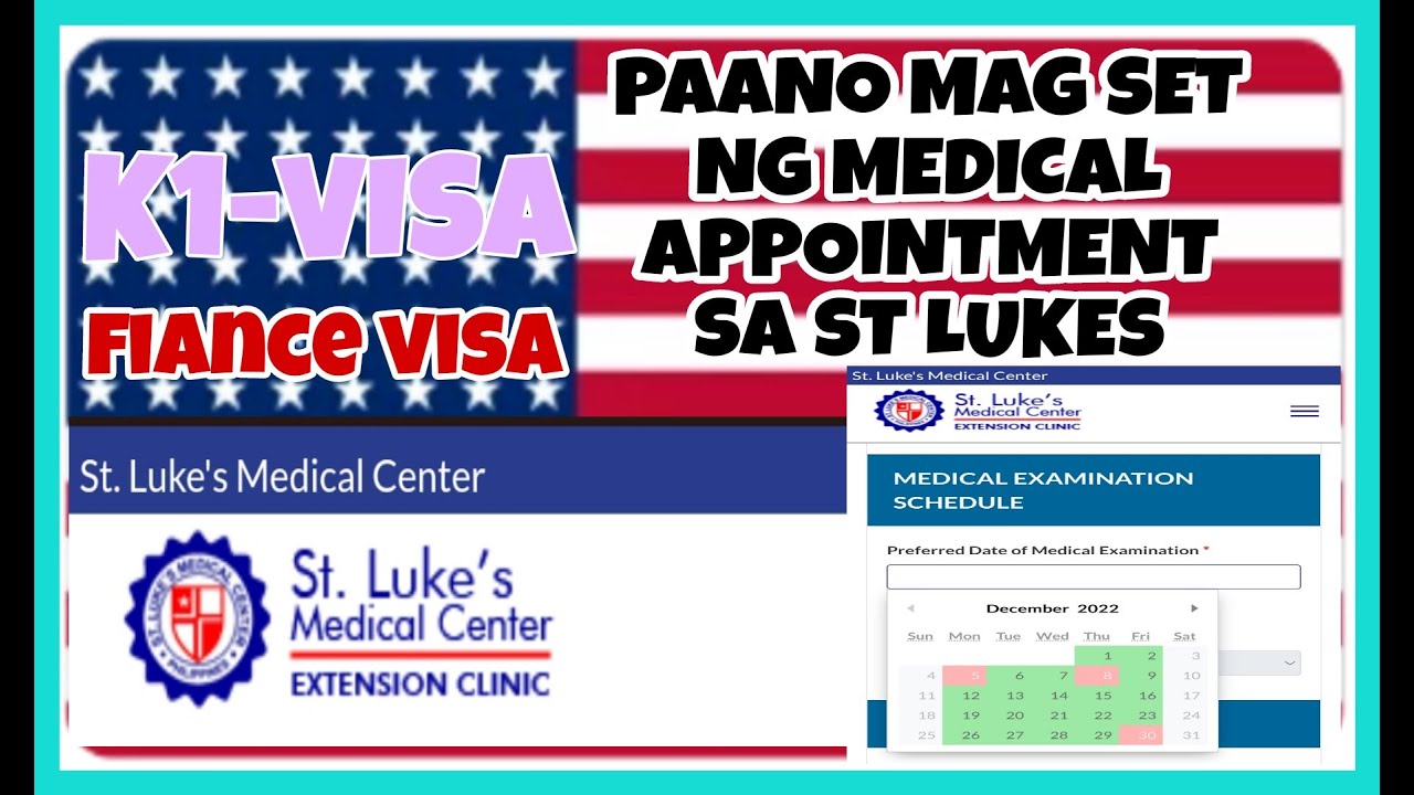 PAANO MAG SET NG MEDICAL AT FILL-OUT NG FORM|SLEC MEDICAL ONLINE REGISTRATION #k1visa #k1#stlukes