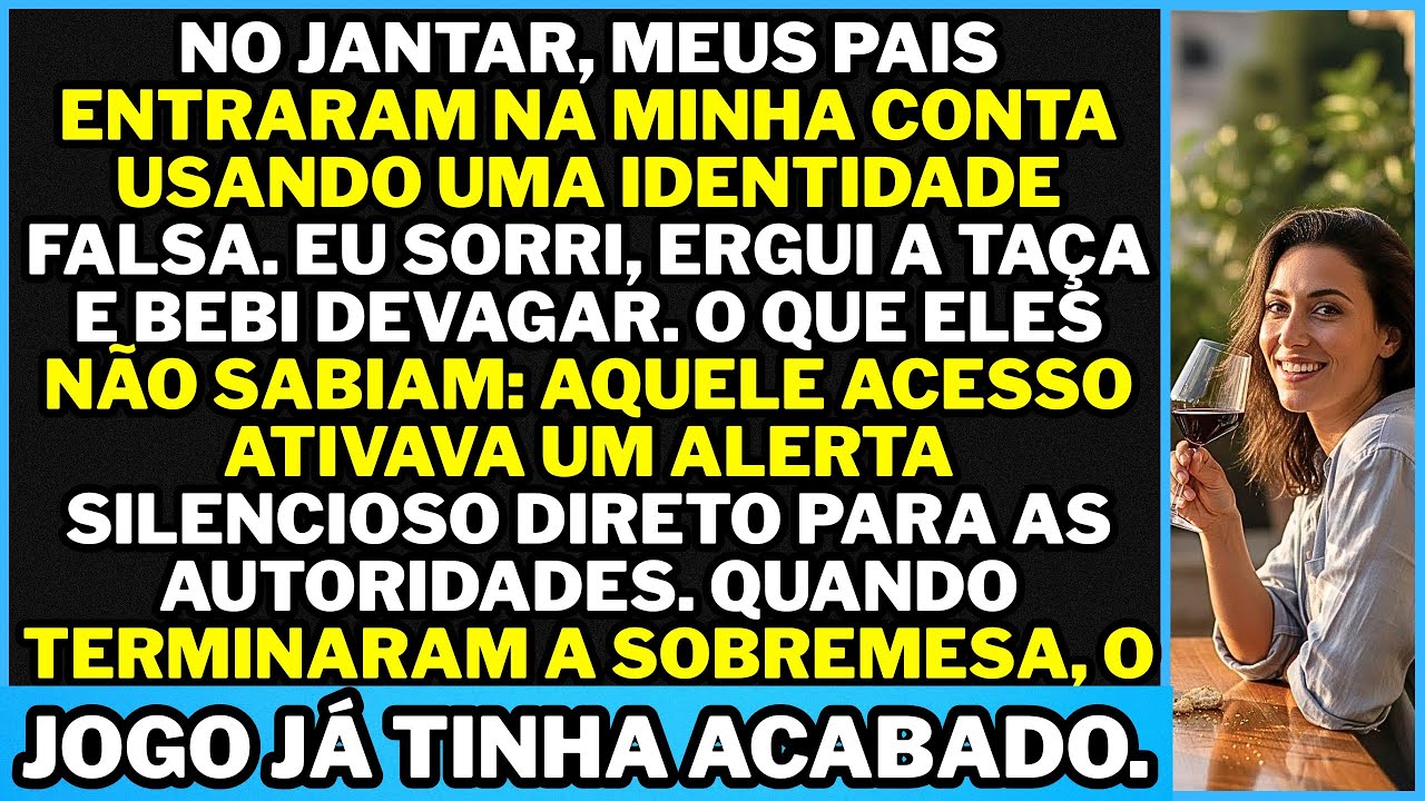 No jantar em família, meus pais falsificaram minha assinatura e esvaziaram minhas economias.