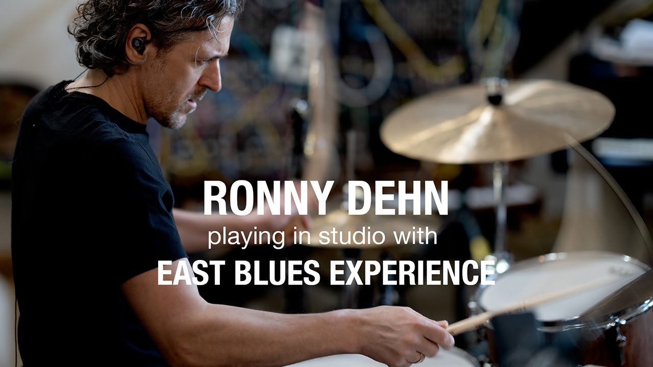 Ronny Dehn - in studio with EAST BLUES EXPERIENCE | Drum Cam