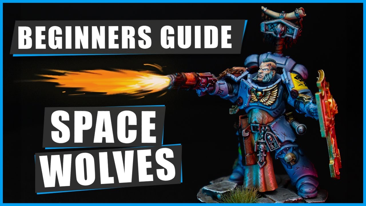 How to Paint SPACE WOLVES Marines for Warhammer 40k