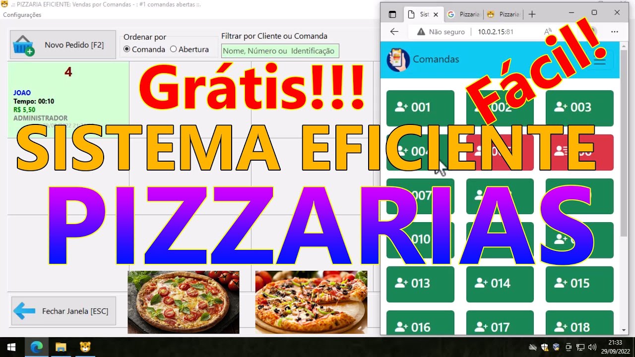 MELHOR SISTEMA GRATUITO PARA PIZZARIAS CONHEÇA O SISTEMA EFICIENTE