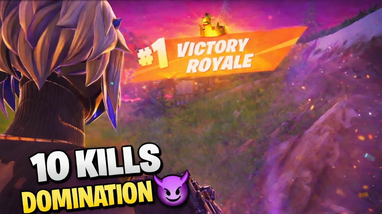 10 KILLS DOMINATION 🔥 Clean Victory Royale | Fortnite PS5