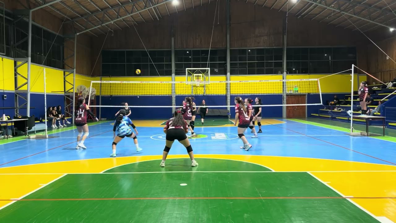 Partido de Voleibol Amistoso !!! Vilcun vs Crows (TC Damas)