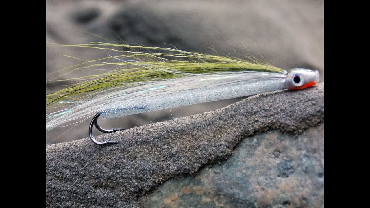 Silver Side Sun Ray tube streamer fly tying instructions by Ruben martin