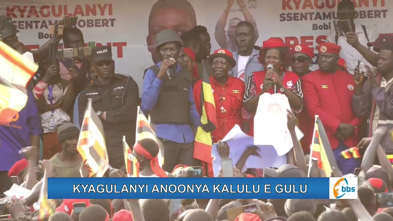 Obunkenke nga Kyagulanyi anoonya akalulu e Gulu, Ab'ebyokwerinda bamusazeeko  mu bukambwe