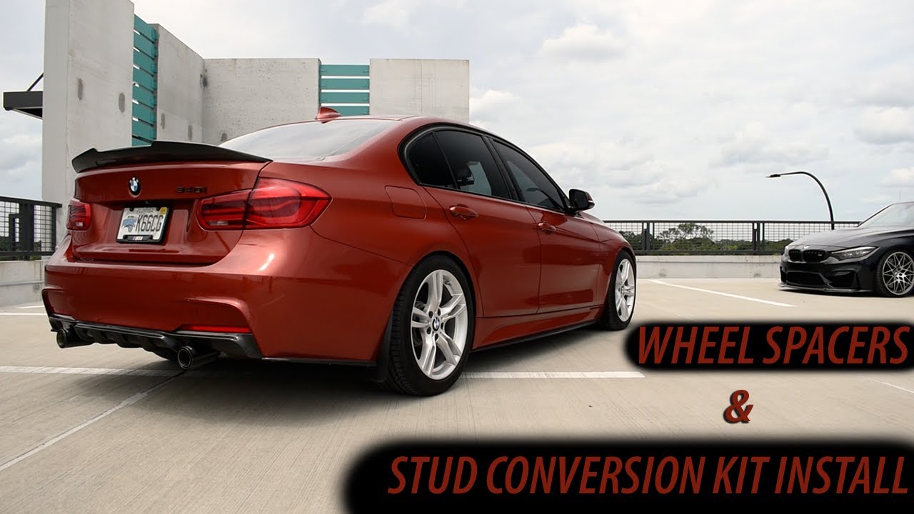 WHEELS SPACERS & STUD CONVERSION KIT INSTALL | BMW F30