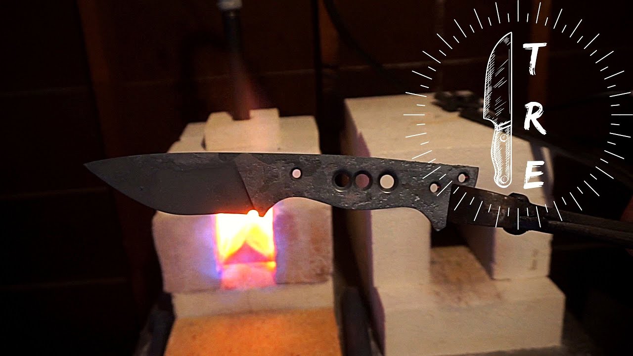 Heat Treating A Forged 80crv2 Give Away Knife | Knife Making | Vlog