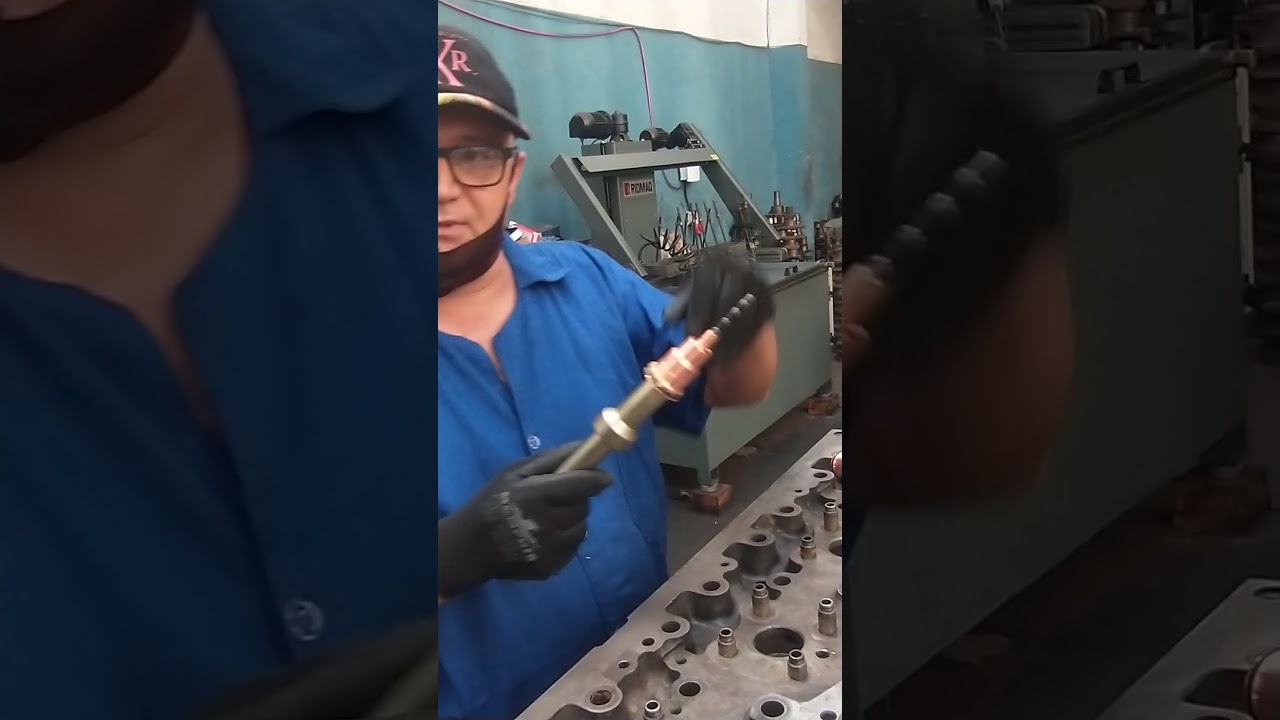 colocação de luva de bico do cabeçote fh D:12