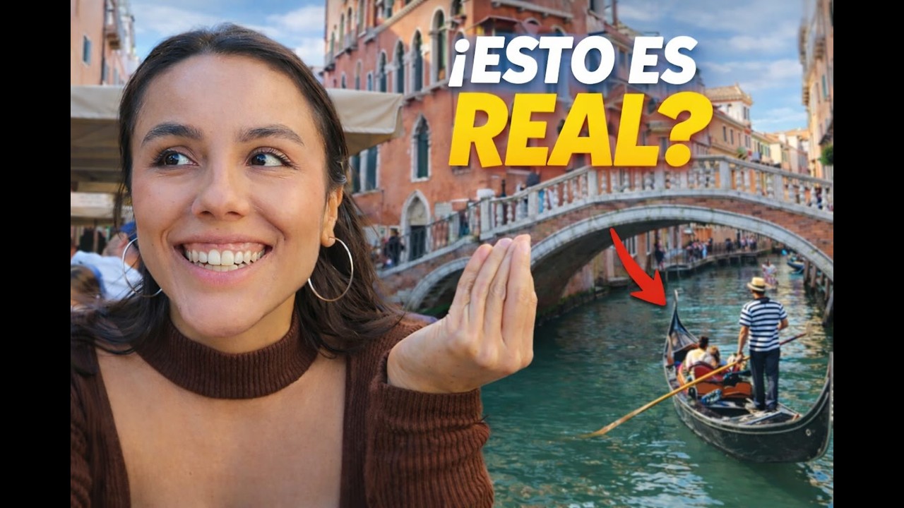 Una ciudad flotando en el agua 🇮🇹 Mi día en Venecia fue INESPERADO