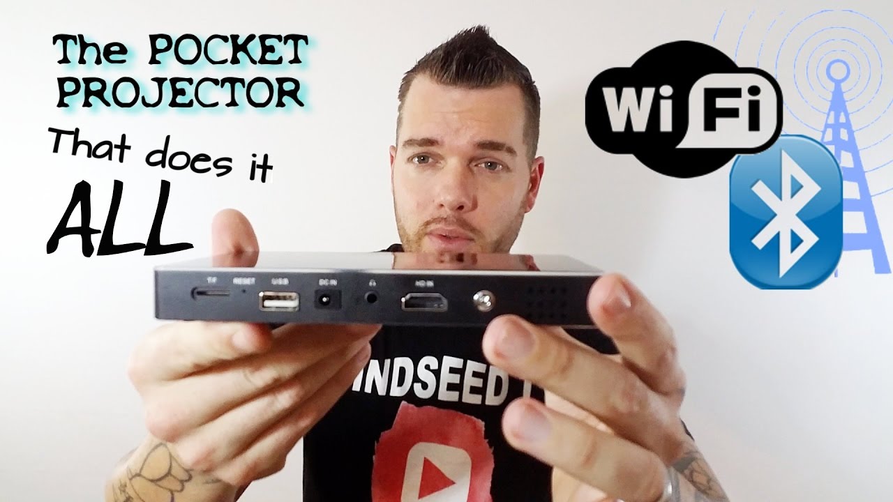 Best Portable Projector 2016 | Wifi + Bluetooth Pocket Projector | Toumei