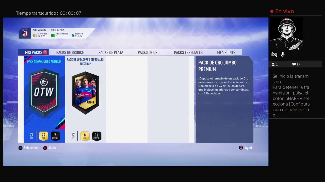 Pack opening