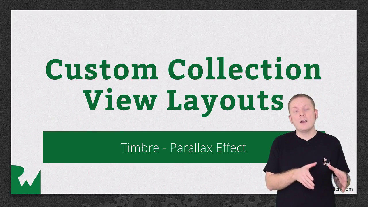 Parallax Effect - Custom Collection View Layouts - raywenderlich.com