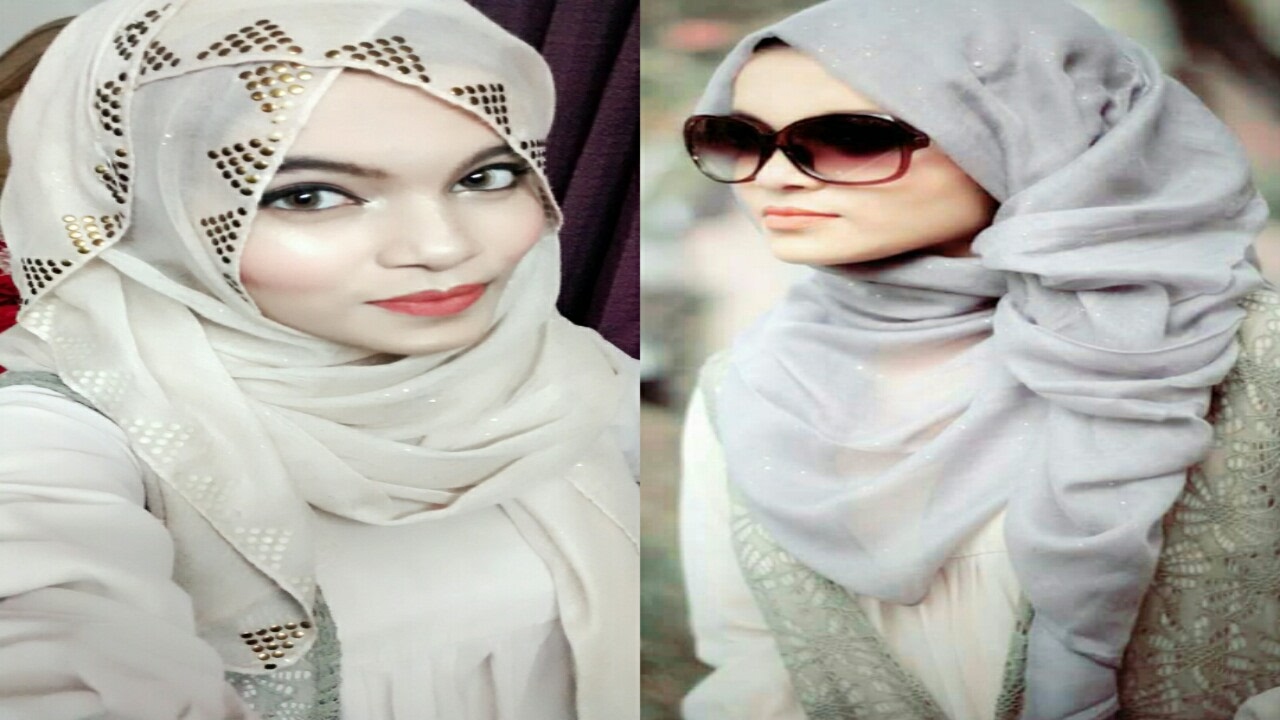 Elegant eid hijab styles ||Farzana Alin||